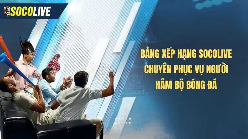 Đối tượng xem Bảng xếp hạng bóng đá là người hâm mộ