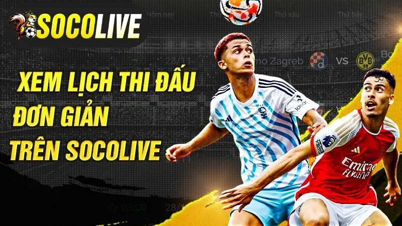 Xem lịch thi đấu bóng đá cực kì đơn giản cho người dùng