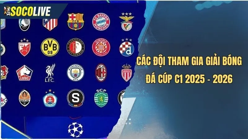 lịch thi đấu cúp c1 - các đội tham gia